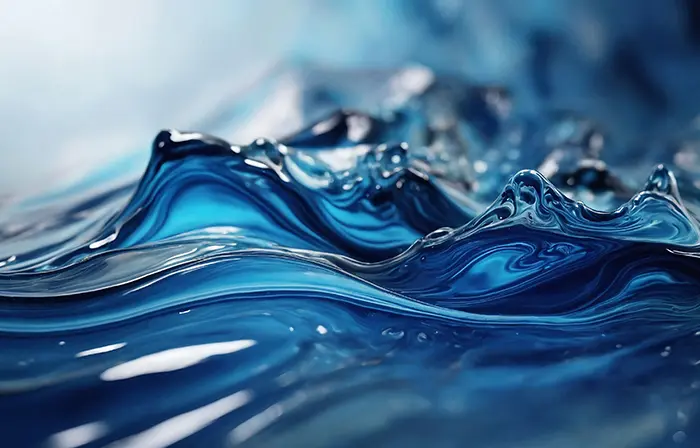 Modern Blue Liquid Background with Lines Texture Image image
